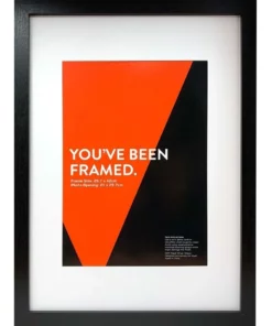 Vue Black Photo Frame A3/A4