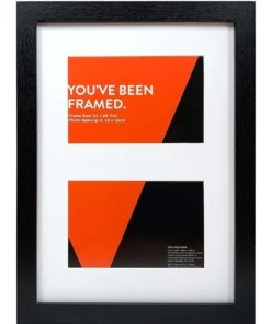 Vue Black Photo Frame A4/10x15cm