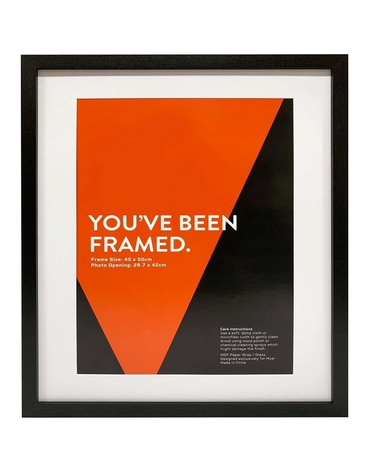 Vue Black Photo Frame 40x50cm/A3 1 Vue Black Photo Frame 40x50cm/A3
