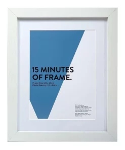 Vue White Photo Frame 20x25/15x20cm