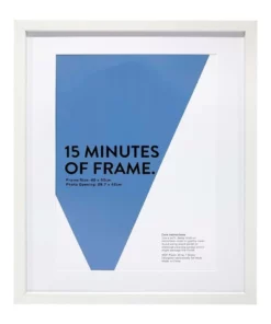 Vue White Photo Frame 40x50cm/A3