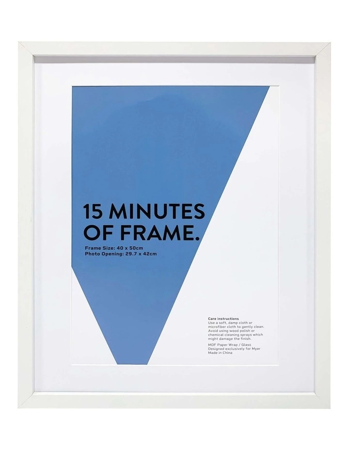 Vue White Photo Frame 40x50cm/A3 1 Vue White Photo Frame 40x50cm/A3