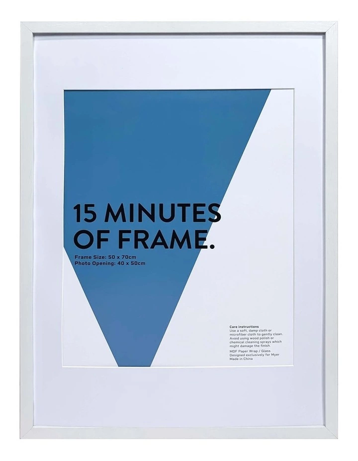 Vue White Photo Frame 50x70/40x50cm 1 Vue White Photo Frame 50x70/40x50cm