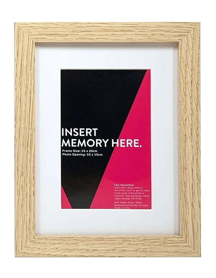 Vue Natural Photo Frame 15x20/10x15cm 1 Vue Natural Photo Frame 15x20/10x15cm