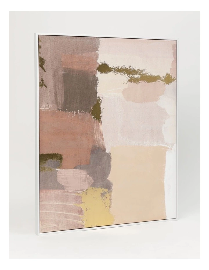 Vue Sentiment Foil Wall Art 102.6x85.1x6.3cm in White Frame 2 Vue Sentiment Foil Wall Art 102.6x85.1x6.3cm in White Frame - Image 2