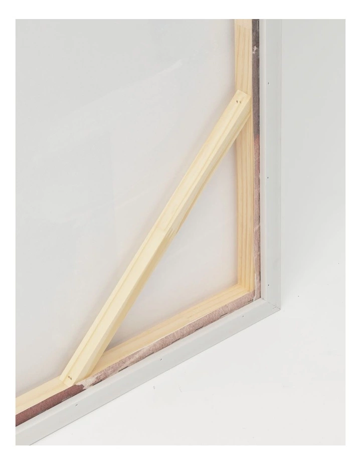 Vue Sentiment Foil Wall Art 102.6x85.1x6.3cm in White Frame 4 Vue Sentiment Foil Wall Art 102.6x85.1x6.3cm in White Frame - Image 4