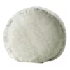Aura Home Vintage Linen Fringe 45cm Round Cushion in Fennel
