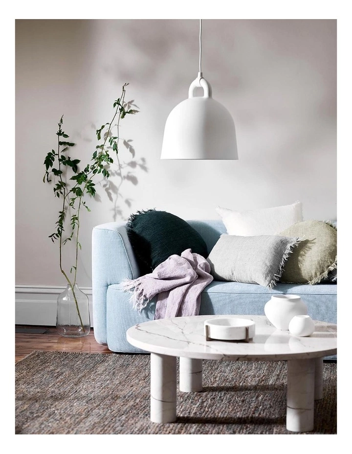 Aura Home Vintage Linen Fringe Cushion in Bronze 3 Aura Home Vintage Linen Fringe Cushion in Bronze - Image 3