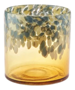 Linen House Joan Vase 15cm In Amber