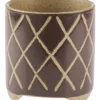 Linen House Estrada Planter Pot 16cm In Coffee