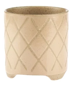 Linen House Estrada Planter Pot 16cm In Caramel