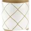 Linen House Estrada Planter Pot 24cm In White