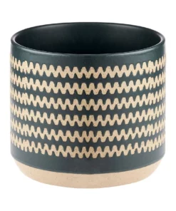 Linen House Dawn Planter Pot 25cm In Green