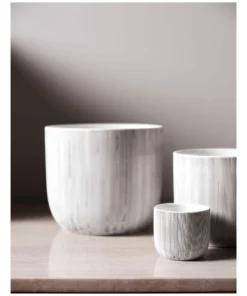 Linen House TaupIn Planter Pot 7.5cm In White -Home Decor Shop 869259070 3 720x928