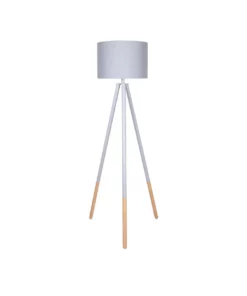 Sarantino Nordic Minimalist Accent Light Tripod Floor Lamp Grey
