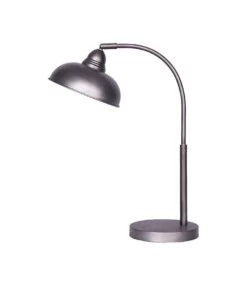 Sarantino Industrial Chic Adjustable Angle Desk Lamp Dark Grey
