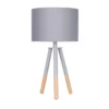 Sarantino Nordic Minimalist Tripod Desk Lamp Metal and Wood