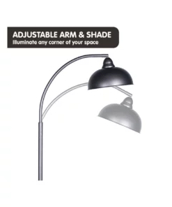Sarantino Chic Industrial Adjustable Angle Floor Lamp Dark Grey -Home Decor Shop 869502610 4 720x928