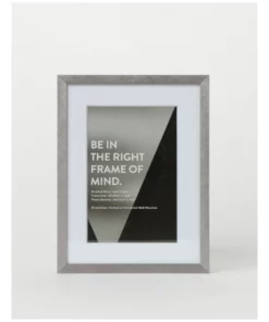 Vue Platinum Metal Frame 15x20cm/10x15cm in Silver