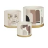 Cooper & Co. Set of 3 Nested Louvre Terracotta Pots