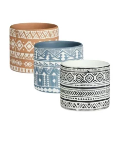 Cooper & Co. Set of 3 Kinsfolk Terracotta Pots
