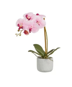 Cooper & Co Artificial Orchid 45cm Pink