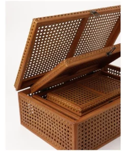 Heritage Argenteau Medium Synthetic Ratten Trunk 37.5x25x13.5cm:Natural -Home Decor Shop 872996590 6 720x928