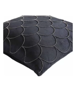 Private Collection Kinsey Square Cushion in Black -Home Decor Shop 877174300 4 720x928