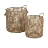 Cooper & Co Madras Baskets Set Of 2 Natural