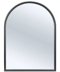 Cooper & Co Arc Iron Indoor Outdoor Mirror Black