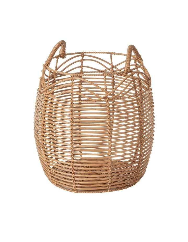 Cooper & Co Koda Rattan Woven Planter Basket 1 Cooper & Co Koda Rattan Woven Planter Basket