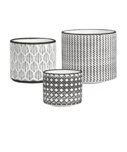 Cooper & Co Nested Mono Terracotta Pots Set of 3