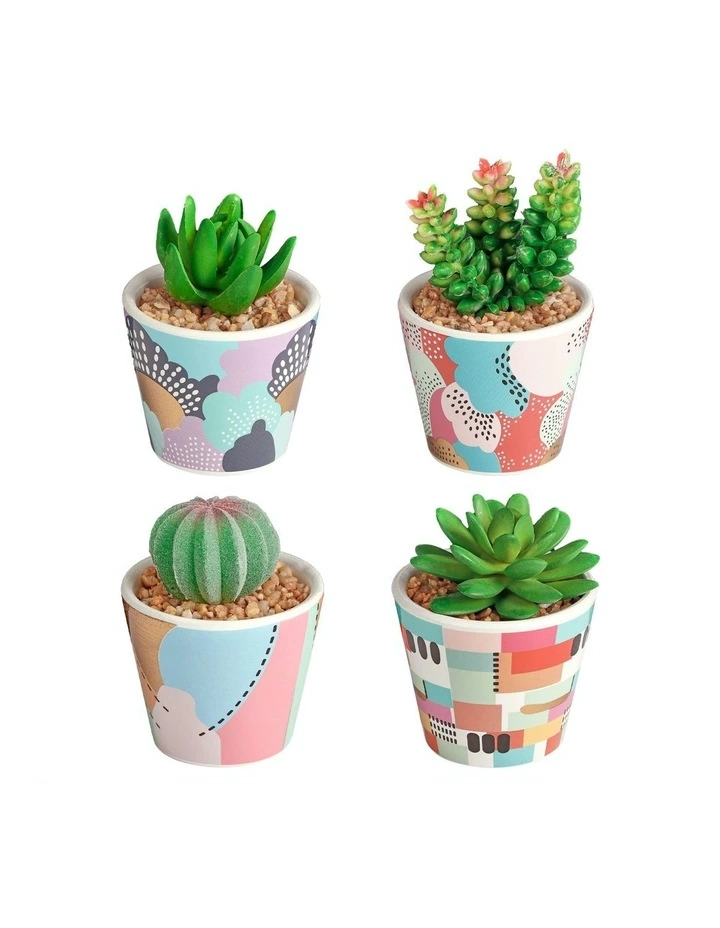 Cooper & Co Pop Artificial Gardens Pots Set Of 4 1 Cooper & Co Pop Artificial Gardens Pots Set Of 4