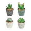 Cooper & Co Knot Artificial Garden Pots Set Of 4