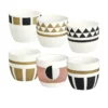 Cooper & Co Glam Terracotta Pots Set Of 6