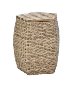 Cooper & Co Barnes Storage Stool Grey