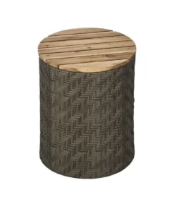 Cooper & Co Giro Storage Stool Black