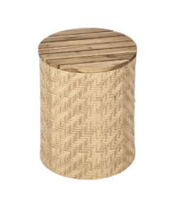 Cooper & Co Giro Storage Stool Brown
