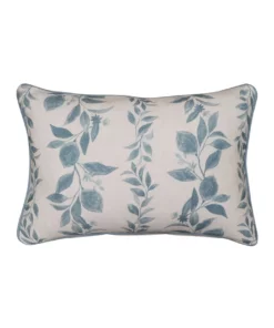 Madras Link Amari Linen Cushion Blue/Off White