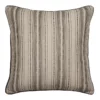Madras Link Aisha Linen Cushion 55cm Stripe Charcoal