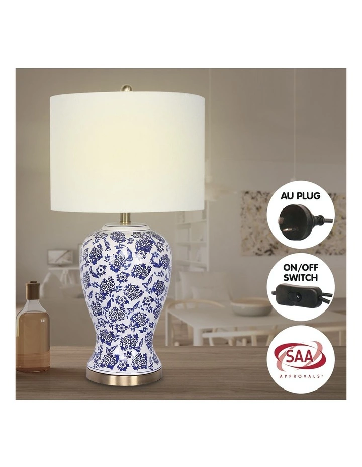 Sarantino Ceramic Table Lamp Multi 6 Sarantino Ceramic Table Lamp Multi - Image 6