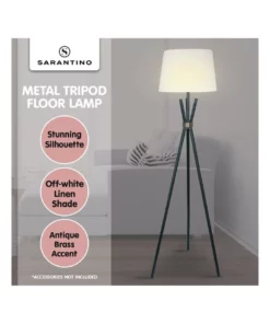 Sarantino Tripod Floor Lamp Black 12 Sarantino Tripod Floor Lamp Black -Home Decor Shop 888989320 6 720x928