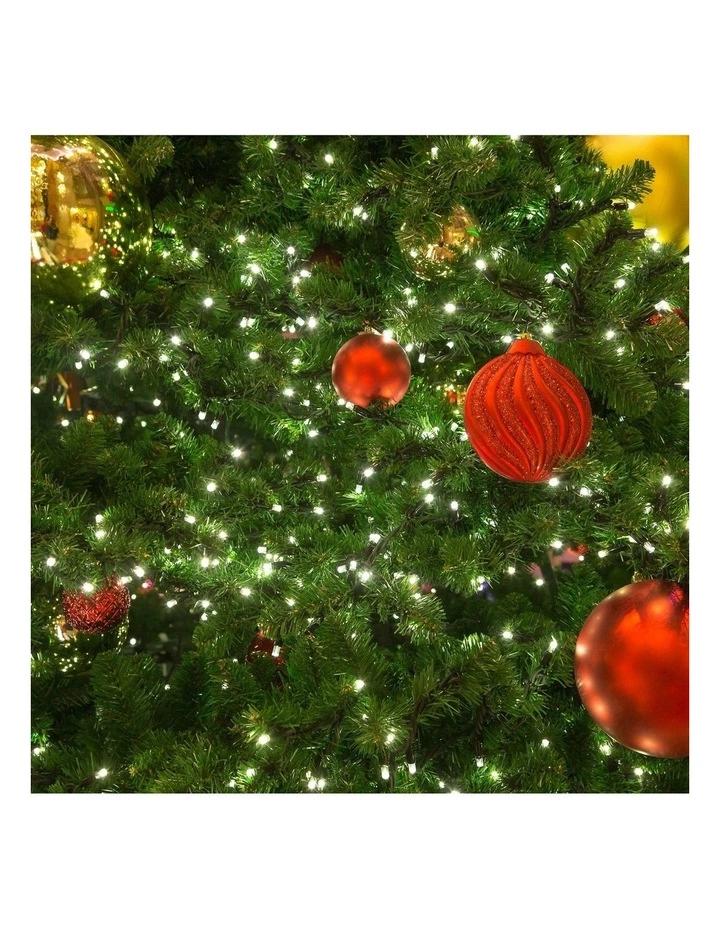 Milano Décor Solar Powered Outdoor Fairy Lights White 200 Lights 10003388 5 Milano Décor Solar Powered Outdoor Fairy Lights White 200 Lights 10003388 - Image 5