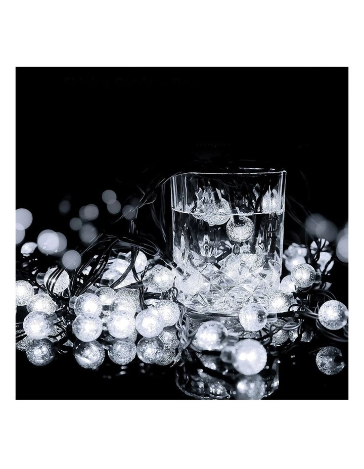 Milano Décor Solar Powered Outdoor Festoon Lights White 30 Lights 10003387 4 Milano Décor Solar Powered Outdoor Festoon Lights White 30 Lights 10003387 - Image 4