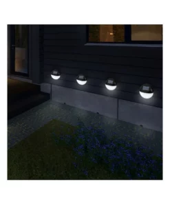 Milano Décor Utmark 8 Pack Round Solar LED Solar Fence Lights Black 9 Milano Décor Utmark 8 Pack Round Solar LED Solar Fence Lights Black -Home Decor Shop 890425090 3 720x928