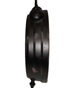 La Florentina Newton Alarm Moving Cogs Standing Clock Black -Home Decor Shop 893440270 3 720x928