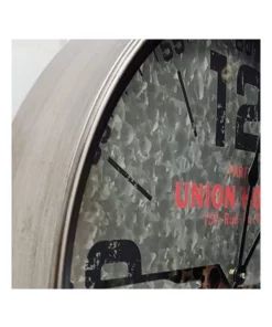 La Florentina Union Hotel Round Modern Clock 60cm Silver 7 La Florentina Union Hotel Round Modern Clock 60cm Silver -Home Decor Shop 893458990 4 720x928