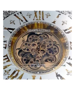 La Florentina Persian Moving Cogs Clock Wall Clock Gold -Home Decor Shop 893460250 3 720x928