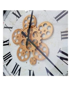 La Florentina Domonique Round Wall Clock Rose Gold -Home Decor Shop 893460790 3 720x928