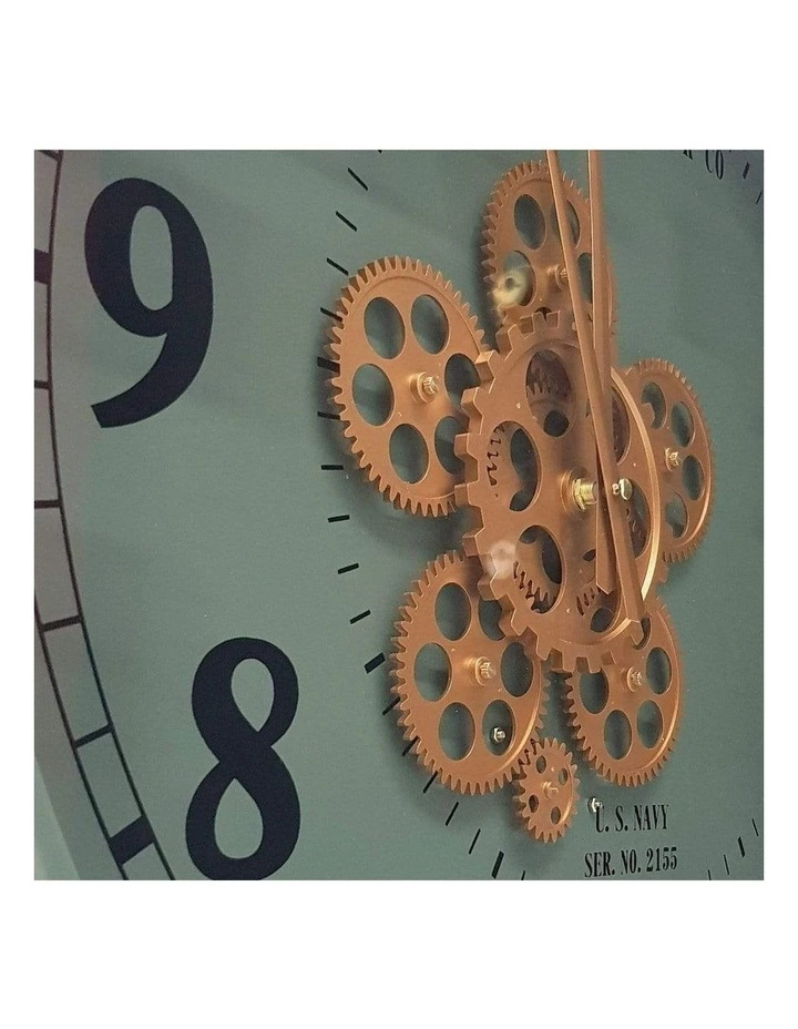 La Florentina Henri Modern Wall Clock Green 2 La Florentina Henri Modern Wall Clock Green - Image 2